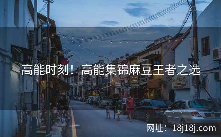 高能时刻！高能集锦麻豆王者之选