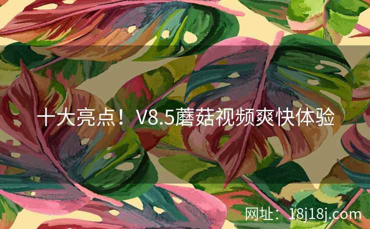 十大亮点！V8.5蘑菇视频爽快体验