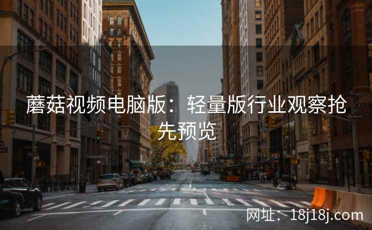 蘑菇视频电脑版：轻量版行业观察抢先预览  第2张