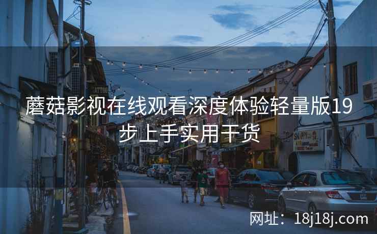 蘑菇影视在线观看深度体验轻量版19步上手实用干货  第2张